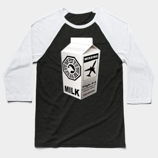Dharma Initiative Missing Milk Baseball T-Shirt